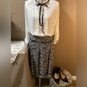 INGREDIENTS FLARE MIDI SKIRT